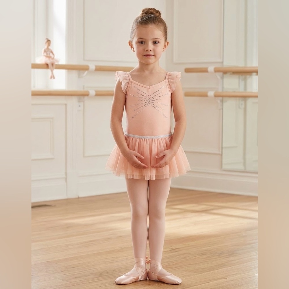 Girls Skirt Leotard Dance wear Small (6/6x)